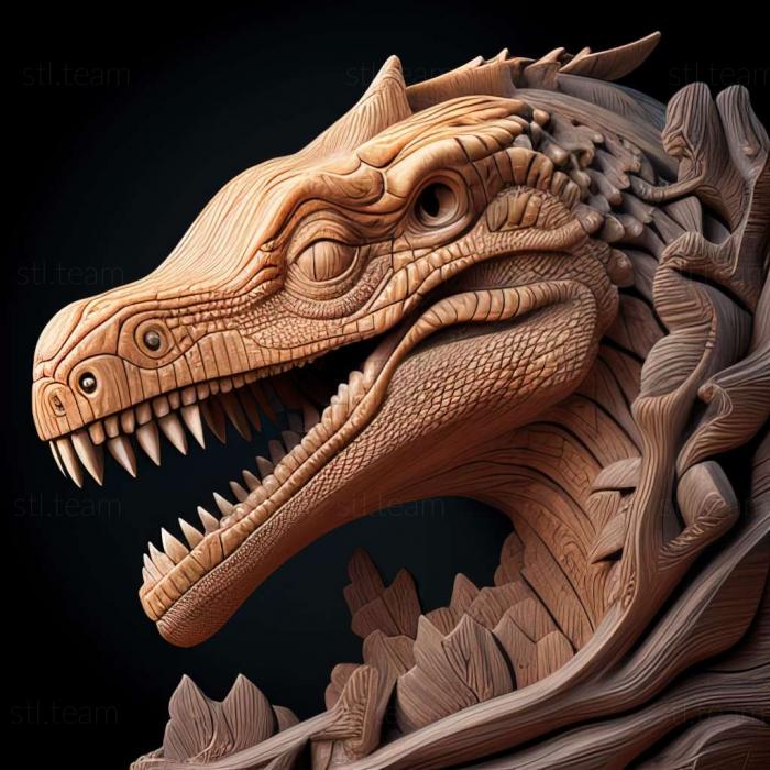 3D модель Лиаонингозавр (STL)